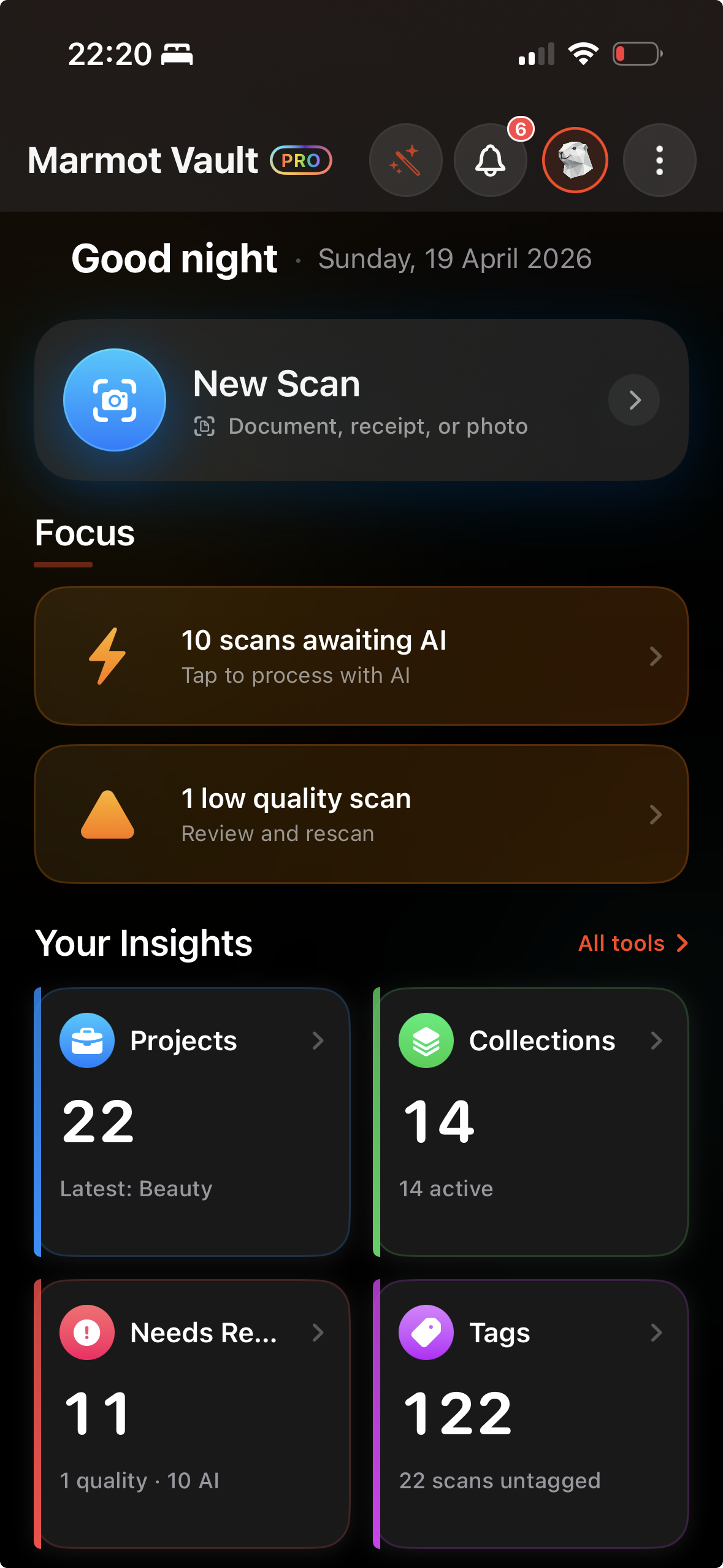 Marmot Vault — app